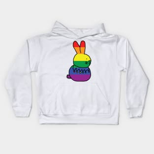 Pride Bunny Rabbit Kids Hoodie